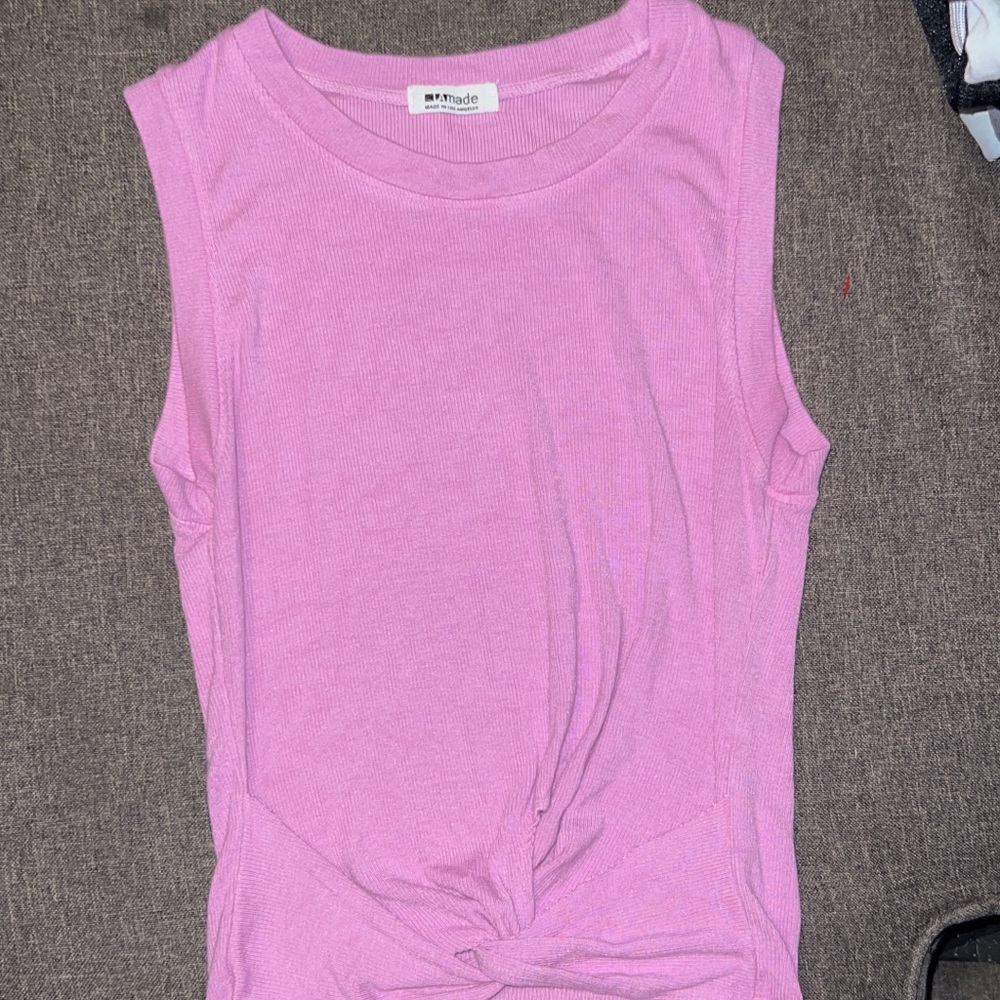 Ribbed Crop Tank
